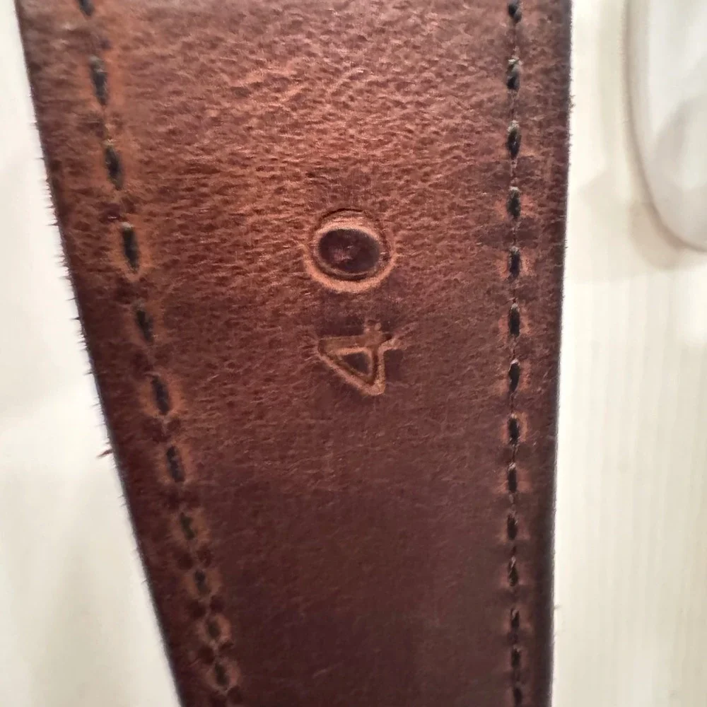 Muddy River Tactical Leather Belt Mens Sz40 Western Vintage  Distressed preloved